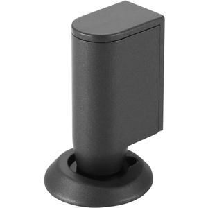 Strong Magnetic Windproof Door Stopper Heavy Duty Doorstops Wall&Wallpaper Protect Height Adjustable Door-Holder No Drilling Keep Door Open with Screws and Adhesive Pads, 1 Pack, Grey