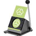 1" Button Paper Cutter Graphic Punch Die Cutter for 1inch Buttons, 1.377" Circle Cutter Punch for Scrap Paper Films Cardboard