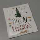 Heart's Sign Baby's First Christmas Stocking 2025 Footsteps | My First Christmas Baby Boy and Baby Girl | Newborn Stockings Xmas Ornaments (Pink)