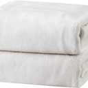 Bedsure GentleSoft Fleece Blankets King Size White - Bed Blanket Soft Lightweight Plush Cozy Fuzzy Luxury Microfiber, 108x90 inches