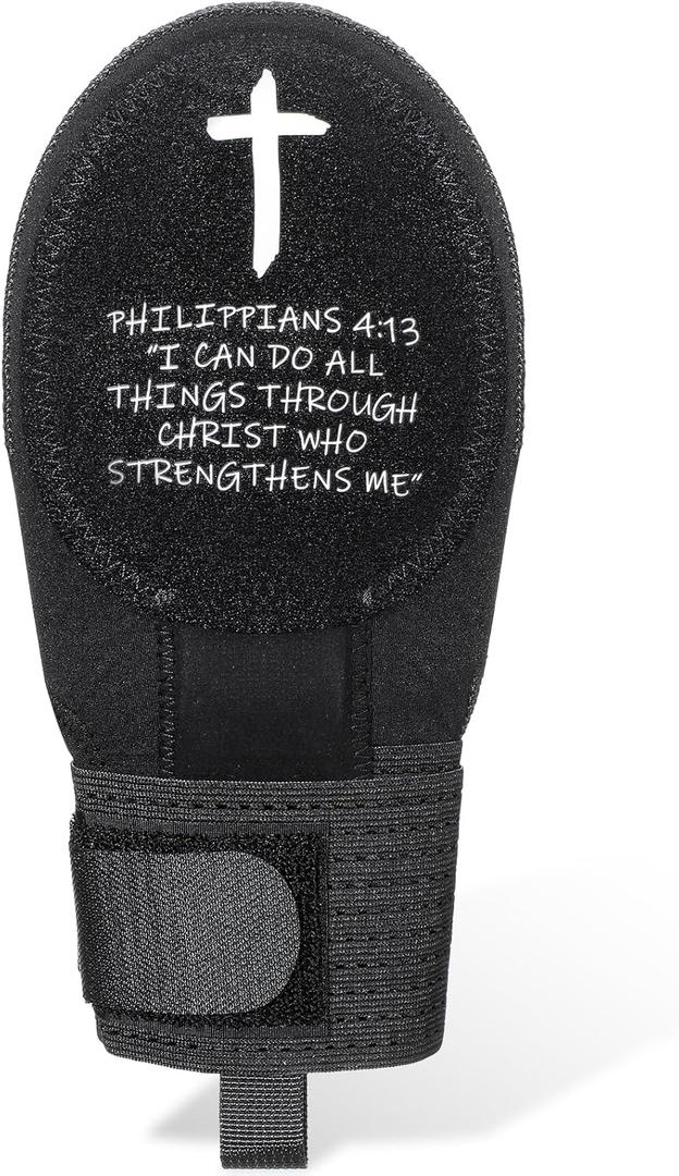 Christian Sliding Mitt for Baseball Religious Glove for Youth Sliding Mitt Softball Guard Accessories and Protective Gear Left/Right Hands - Adjustable Hand and Wrist Protection (Medium)