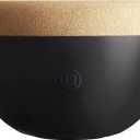Emile Henry Deep Ceramic Food Storage Bowl, 10.6 x 7.3in, Black Truffle