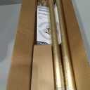 YNL Gold Shower Curtain Rod 32-80 Inch(2.7-6.6ft), Non Slip, Never Rust, No Drill Stainless Steel Spring Tension Shower Rod, Adjustable Tension Rod for Bathroom