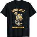Gildan T-Shirt Black L Santa Cruz