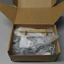 HOME EDIT Brushed Brass Cabinet Handles 3 Inch Hole Spacing, Stainless Steel Drawer Pulls for Cabinets, Kitchen, Bathroom, Dresser 30 Pack