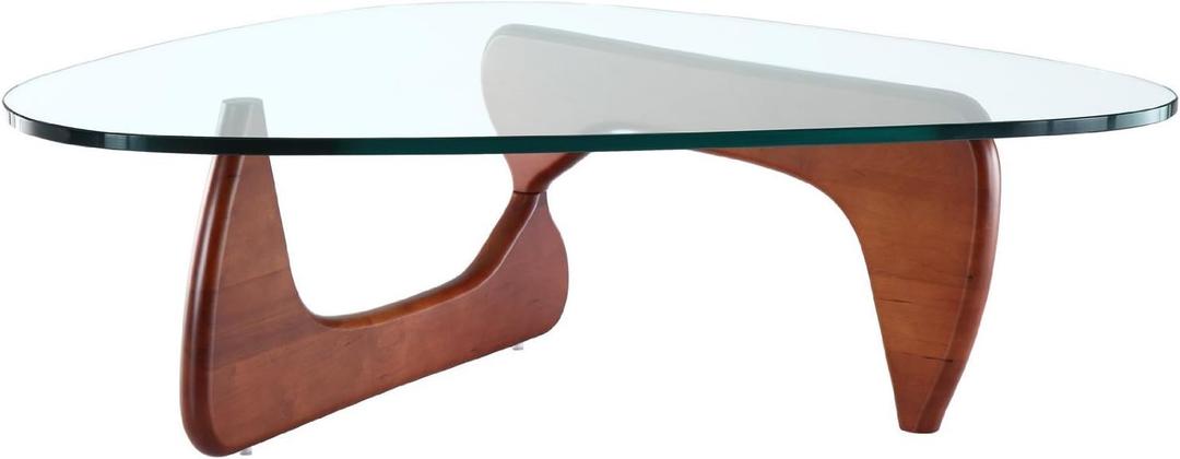 eMod - Noguchi Triangle Coffee Table Glass Top (Cherry)