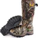 Hunting Boots for Men, Waterproof Insulated 6mm Neoprene Rubber Boots for Hunting and Outdoor Activities (Camo) Size: 11