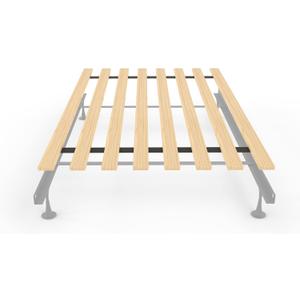 Greaton, 0.68-Inch Heavy Duty Vertical Wooden Bunkie Board/Bed Slats, Queen, Beige