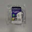 160mm 6 inch Round Grey Aluminium Ventilation Grille - Air Vent Cover with Mesh (Gray)