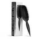 Candy Brush Curl Defining Hair Brush for Effortlessly Detangling Shaping and Styling Curls, Curl Brushes with Edge Lift for All Wet or Dry Hair Types for Women and Girl, Reduce Pulling and Frizzing (Black)