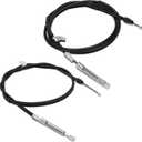 A-Premium Rear Side Parking Brake Cable Assembly Compatible with Chevrolet, GMC Models: Silverado 2500 HD 2006-2009, Silverado 2500 HD Classic 2007, Sierra 2500 HD, Sierra 2500 HD Classic, 2-PC Set