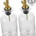 Alipis 1 Set Glass Olive Oil Dispenser Bottle with Drip Spout Versatile Kitchen Storage for Oils Soy Sauce Vinegar and Dressings Modern Design for Tidy Cooking Spaces