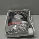 Electric Heated Blanket 62"x84" Twin Size Flannel Heated Blanket, Cozy & Warm for All Night, 4 Heat Settings & 10 Hours Auto Off, Machine Washable, Light Grey