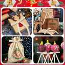 26 PCS Velvet Bows for Christmas Tree, Rustic Craft Gift Velvet Ribbon Flocked Bows for Wreaths, Doors, Garlands, Home Decor, Outdoor and Indoor (Cream)