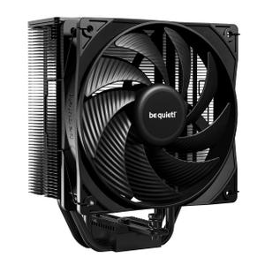 be quiet! Pure Rock 3 Black CPU Air Cooler | 4 High Performance 6mm Heat Pipes with HDT Technology | 120mm PWM Fan | AMD:AM4 AM5/Intel LGA 1700/1150/1151/1200 | Black | BK039