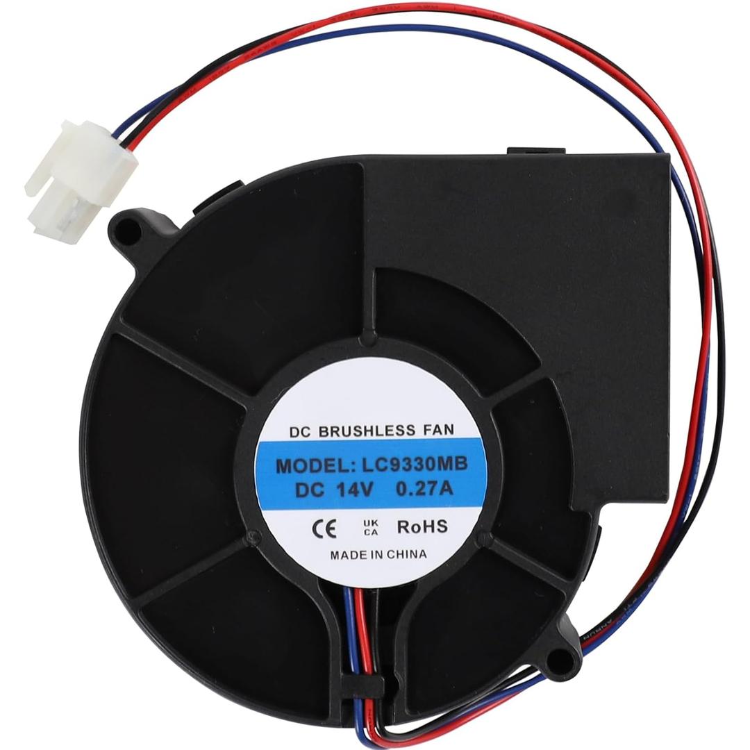 W10846539 Evaporator Fan Motor Fit for Whirlpool KitchenAid JennAir Maytag Kenmore Refrigerator, Replaces W10460280 W10667566 PS11731053 AP5989655, Appliance Blower Motor Part Model LC9330MB DC14V