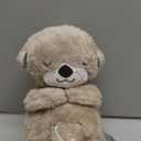 Fisher-Price Baby Toy Soothe 'n Snuggle Otter Portable Plush Sound Machine with Music Lights & Breathing Motion for Newborns 0+ Months (1 Count (Pack of 1))