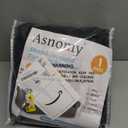 Asnomy Sofa Covers for 2 Cushion Couch Stretch loveseat Cover Slipcovers, Pet Protector Furniture Covers for Dogs Cats Spandex Jacquard Fabric Small Checks Medium Black