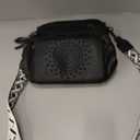 RAINSMORE Crossbody Bags for Women Leather Crossbody Purse Designer Womens Shoulder Handbags Trendy Cross Body Purse (Black)