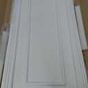 Art3d Drop Ceiling Tiles, 24x48in. White (12-Pack), Polyvinyl Chloride (PVC), Glue Down