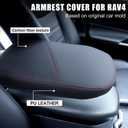 Car Armrest Cover for Toyota RAV4 2025 2024 2023 2022 2021 2020 2019 Anti-Scratch Armrest Protector Center Console Cover Toyota Interior Accessories