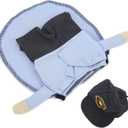 3 x DAUERHAFT Funny Costumes Pet Suit, Cute and Adorable Pet Mail Carrier Costume Hoodie Coat for Birthdays Role Playing for Christmas Halloween(L)