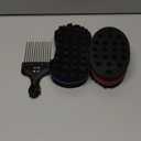3Pcs Hair Styling Set for All - Curl Brush, Twist Sponge for Textured Hair with Metal Pick