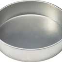 DecoPac 12 Inch 16 Gauge Aluminum Round Cake Pan, 12" W x 3" H, Made From Premium, Hardened Aluminium Alloy For Superior Durability, Uniform Wall Thickness for Even Rising