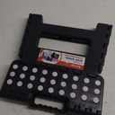 ACSTEP Folding Step Stool 9'' Tall Kids Step Stool Holds Up to 300 lb Plastic Foldable Step Stools for Kids Non-Slip Surface with Carry Handle Collapsible Stool for Home, Outdoor and Indoor(Black) (9 Inch( Pack of 1))