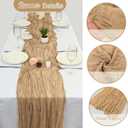 20 Pack Beige Cheesecloth Table Runner 10FT Boho Gauze Fabric Cheese Cloth Table Runners for Wedding ,Party,Baby Shower, Bridal Party, Rustic Farmhouse and Table Decorations