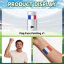 2 x LAHAND 41Pcs Soccer Party Favors,Soccer Goodie Bags Stuffers with Tattoos Stickers Patriotic Fan Facial Paint Sport Whistles Slap Bracelets for Soccer Party Supplies
