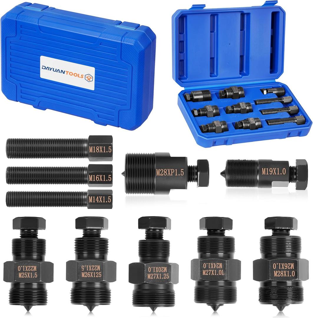 DAYUAN Motorcycle Flywheel Puller with 10Pcs Different Sizes of Pullers Compatible with Small Engines on Motorcycles Scooters ATVs and Dirt Bikes