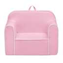 Delta Children Cozee Chair for Kids for Ages 18 Months and Up, Pink/White