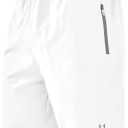 NORTHYARD Men's Athletic Running Shorts Quick Dry Workout Shorts Lightweight Sports Gym Basketball 7"/ 9"/ 5" Hiking Tennis (X-Large, White)