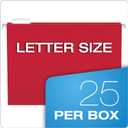 Pendaflex Hanging File Folders, 25 Pack, Letter Size (8.5" x 11"), Assorted Colors: Green, Blue, Red, Yellow, Orange, 5 Tab Positions, Reinforced, Includes Tabs and Inserts, Durable Hanging Files