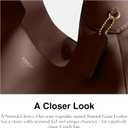COACH Brooklyn Shoulder Bag 39, B4/Maple, 15.25 x 4.75 x 17 in