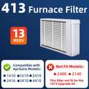 2 Pack 413 Replacement Air Filter, MERV 13,Actual Size: 16"x28"x4", Nominal Size: 16x25x4, HVAC Furnace Filter, Compatible with AprilAire Models 4400, 3413, 2416, 2413, 1610, 1413