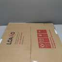 LOAAO 28X32 Inch Black Metal Framed Bathroom Mirror for Wall, Matte Black Bathroom Vanity Mirror Farmhouse, Anti-Rust, Hangs Horizontally or Vertically