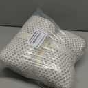 Amlie Home Honeycomb Knit Throw Blanket for Couch, Dual-Sided Soft Chenille Decorative Blankets for Sofa & Chair, 50"x60", Gray & White