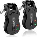 LEKATO 5.8Ghz Wireless Guitar System 4 Channels Audio Digital Guitar Transmitter Receiver