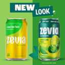 Zevia Zero Sugar Soda, Lemon Lime Twist, 12 oz Cans (24-Pack) Naturally Sweetened, Non-GMO Project Verified, Gluten-Free, Vegan (EXP 08/27/27)