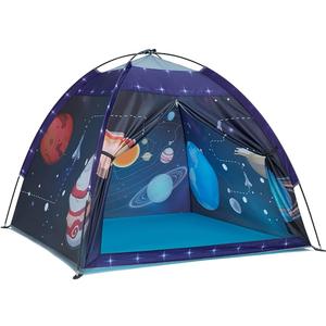 Mnagant Space World Play Tent-Kids Galaxy Dome Playhouse for Boys and Girls Imaginative Play Popup Tent for Kids Indoor/Outdoor Fun,Perfect Kids Gift- 47" x 47" x 43"
