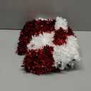 Bright Creations Giant Candy Cane - 2 Pack, 50 in, Red & White Tinsel - Garden & Outdoor Decor - Outdoor Tinsel Decor