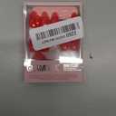 Glamnetic Press On Nails - Fiery Red | Opaque Bright Red Short Almond Fake Nails, Salon Quality | 15 Sizes - 30 Nail Kit with Glue