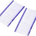 MECCANIXITY 5000Pcs Standard Tagging Gun Fasteners,2 Inch Purple Garment Tags Label Gun Plastic Refills, Fabric Tag Attachments Gun Barbs for Clothing 