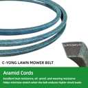 5/8" X 158.5" Mower Deck Belt for Hustler 605510 933424 933424EX 933432 933432EX 933440 933440EX Fastrak 60" Deck SD SDX Stout MP