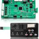 42002-0007S Pool Heater Control Board kit With 472610Z Switch Membrane Pad Compatible With Mastertemp Sta-Rite Max-E-Therm NA and LP Series Pool/Spa Heater Electrical Systems # 461105