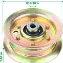532177968 Idler Pulley Replaces 532193197 Idler Pulley Craftsman 177968 21546308 for Husqvarna 46" 48" YTH24v48 Z254 YTH22v46 YTH24k48 YTH2348 YTH18542 Craftsman 42" Lawn Mowers