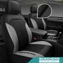 Skechers Car Seat Covers, GOGA Mat Oxford Cloth Seat Covers, Waterproof Car Seat Covers Front Seats, Automotive Universal Fit Seat Cover for Most Cars, Suvs, Trucks, Grey