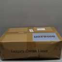 Large Dog Car Seat for Dods Under 100 Lbs, Memory Foam Dog Car Bed for Backseat & Trunk, Detachable and Washable Cover, Pet Travel Seat with Storage Pockets,2 Safety Belts (Black/Brown)